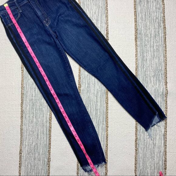 Mother The Stunner Zip Ankle Step Fray Jeans Women’s 24 - Picture 5 of 14